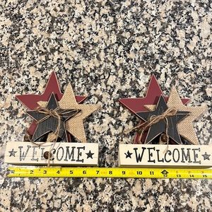 2 Patriotic Decorations, Welcome Stars